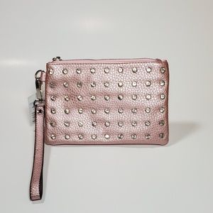 💥Cute Pink Wristlet With Rhinestone Details💥